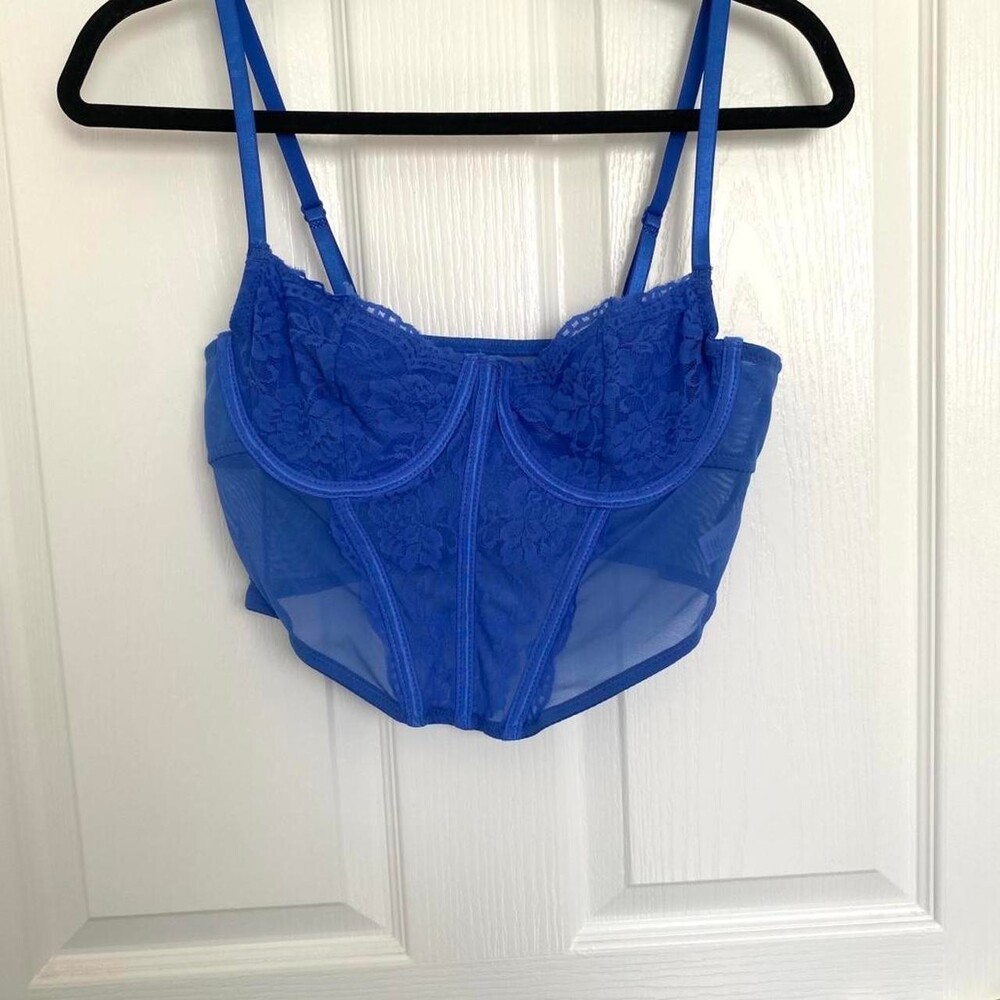 Tillys Women's Blue Corset